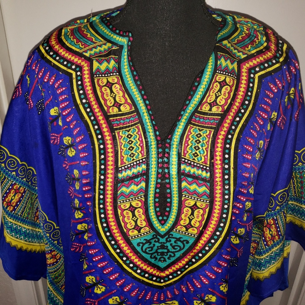 NWT Wakanda Forever Inspired Blue Kaftan - Picture 3 of 7